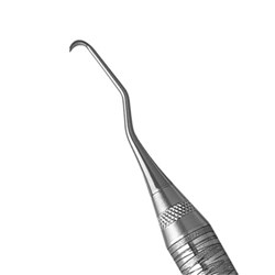 HuFriedyGroup Cuvette Vision - #1/2 - Double Ended - #6 Satin Steel Handle