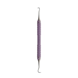 HuFriedyGroup Jacquette Hygienist Scaler - #H5/33 - Double Ended - #C8 Resin 8 Colour Everedge Handle - Purple