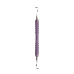 HuFriedyGroup Sickle Scaler - #H6/H7 - Double Ended - #C8 Resin 8 Colour Everedge Handle - Purple
