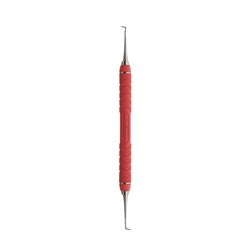 HuFriedyGroup Jacquette Scaler - #34/35 - #C8 Resin 8 Colour Everedge Handle - Red