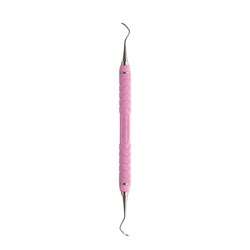 HuFriedyGroup McCall Scaler - #13/14S - #C8 Resin 8 Colour Everedge Handle - Pink
