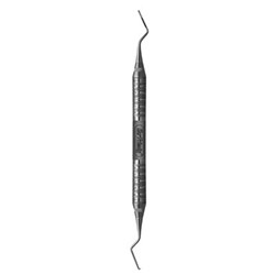 HuFriedyGroup Furcation Scaler - #1 Quetin Buccal-Linqual - 0.9mm - #6 Satin Steel Handle