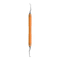 HuFriedyGroup After Five Gracey Scaler - #11/12 - #C8 Resin 8 Colour Everedge Handle - Orange