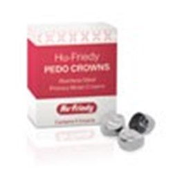 HuFriedyGroup PEDO Crowns - Stainless Steel Primary Molar Crowns - Lower Right Primary 2nd - #5, 5-Pack