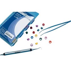 HuFriedyGroup IMS Signature Series Grips - #7, #8, #9 Handles - White, 16-Pack