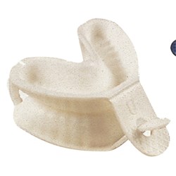 Henry Schein Double Foam Tray - Medium - White, 30-Pack