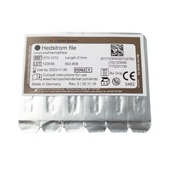 Hedstrom Sterile file MAXIMA 31mm Asst 45-80 Pk of 6