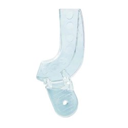 Henry Schein Impression Tray - Clear Solid - Quadrant Tray Right, 6-Pack