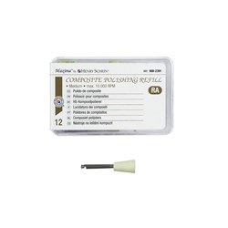 Henry Schein Maxima Composite Polishers - Slow Speed, Right Angle (RA) - Medium - Step 1 - Cup, 12-Pack
