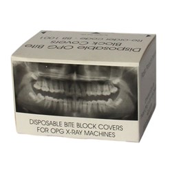 Henry Schein OPG Bite Block Covers - 65mm x 21mm, 300-Pack