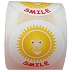 Henry Schein 'SMILE' Stickers, 250-Pack