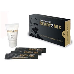 Hoffmann's Ready2Mix - Zinc Phosphate Cement - Normal Set - Light Yellow - 20 x 1g satchets, 4 x 3ml liquid