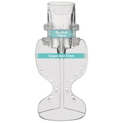 Zyris Isolite Mouth Piece - Medium DV - 57mm Tongue Shield, 10-Pack