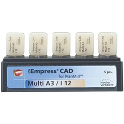 Ivoclar Empress CAD for PlanMill - Multi - Shade A3 I12, 5-Pack