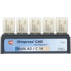 Ivoclar Empress CAD for PlanMill - Multi - Shade A2 C14, 5-Pack