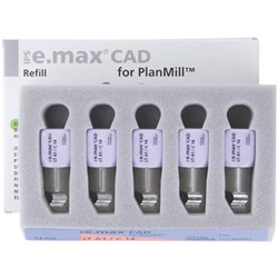 Ivoclar IPS e.max CAD for PlanMill - LT - Shade A1 C14, 5-Pack