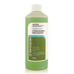 Schulke Microshield 2 Skin Cleanser - 2% Chlorhexidine - 500ml Bottle