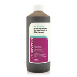 Schulke Microshield PVP Handwash - 7.5% Providone Iodine - 500ml Bottle