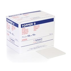 TOPPER Gauze - Sterile - 10 x 10cm, 2-Packs - Carton of 75