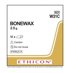 Johnson & Johnson Ethicon Bone Wax - 2.5g Tablet, 12-Pack