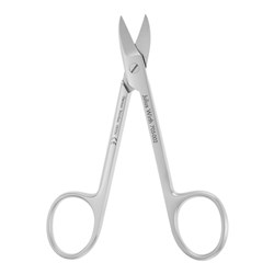 Julius Wirth Crown and Gold Scissors - Curved