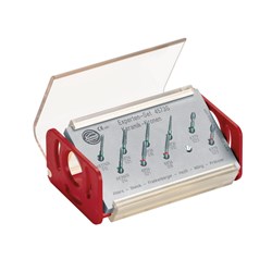 Komet Ceramic Crown Preparation Kit - Sterile Bur Block, 9-Pack