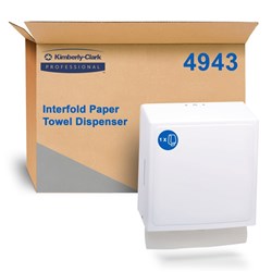Kimberly-Clark Interfold Towel Dispenser for 4448 - White Enamel