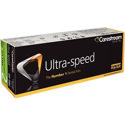 CareStream DF58C - Ultraspeed Periapical Film- #2 - Polysoft D with Barrier, 100-Pack