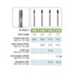 Tungsten Carbide Bur JET #1157 010 Round End Fissure FG x 5