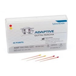 Kerr TF Adaptive Gutta Percha Points - Small - Assorted - SM2 and SM3, 50-Pack