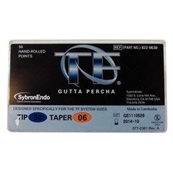 Kerr TF Gutta Percha Points - Size 30 .06, 50-Pack