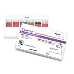 Kerr ZenFlex Pre-Tip Gutta Percha Point - Taper .06 - Size 45, 50-Pack