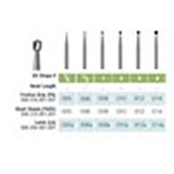 Kerr Jet Tungsten Carbide Bur - LA4-014 - Round - Latch Type (LA), 5-Pack