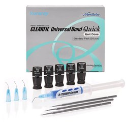 Kuraray Noritake CLEARFIL UNIVERSAL BOND Quick - Standard Kit Unit Dose, 50-Pack and Accessories