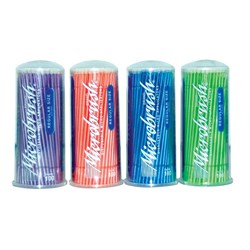 Young Innovations Microbrush - Disposable Applicators - Tube Refills - Regular - Assorted, 400-Pack