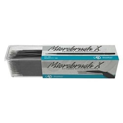 Young Innovations Microbrush X Extended Reach Applicators - Disposable Applicators - Black, 100-Pack