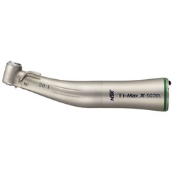 NSK Ti-Max Titanium Surgical Contra Angle Handpiece - X-SG20L - 20:1 - Push Chuck - Optic - External Spray