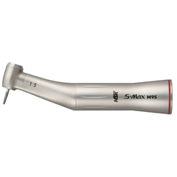 NSK S Max Stainless Steel Contra Angle Handpiece - M95 - 1:5 - Red Band - Non-Optic - E-Type - Internal Spray