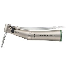 NSK Ti-Max Titanium Surgical Contra Angle Handpiece - X-DSG20 - 20:1 - Green Band  - Non Optic - External Spray