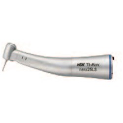 NSK Ti-Max Titanium Contra Angle Handpiece - Nano25LS - 1:1 - Blue Banc - Optic - Internal Spray