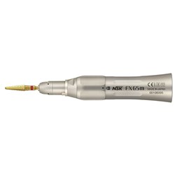 NSK Stainless Steel Straight Handpiece - FX65 - 1:1 - Non-Optic - External Spray