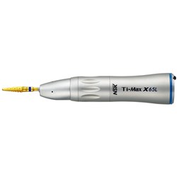 NSK Ti-Max Contra Angle Handpiece - X65L - E Type - 1:1 Direct Drive - Single Spray - Optic