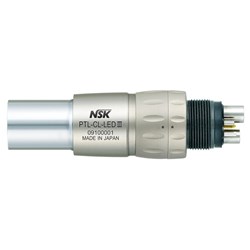 NSK FLEXIQUICK Handpiece Coupling - PTL-CL-LED III - Titanium - Optic - with Water