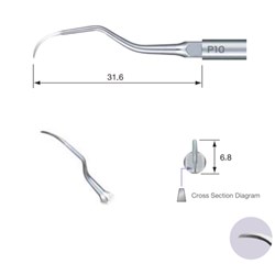 NSK Perio Tip - P10 for NSK Varios Ultrasonic Scaler and Satelec