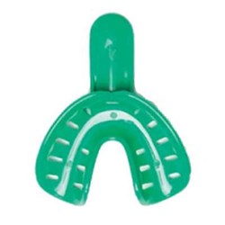 NAOL Redi-Lock Impression Tray, Lower Green, Adult Small, 50-Pack