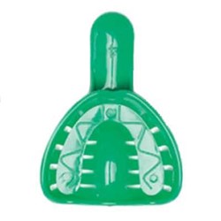 NAOL Redi-Lock Impression Tray, Upper Green, Adult Small, 50-Pack