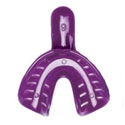 NAOL Redi-Lock Impression Tray, Lower Purple, Adult Large, 50-Pack