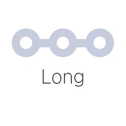 NAOL Clear Light Force Chain - 15" Long