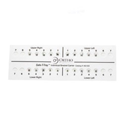 NAOL Ortho Safe-T Bracket Tray, 25-Pack