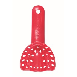 NAOL Dura-Lock Upper Impression Tray, Size 1 - Red, 10-Pack
